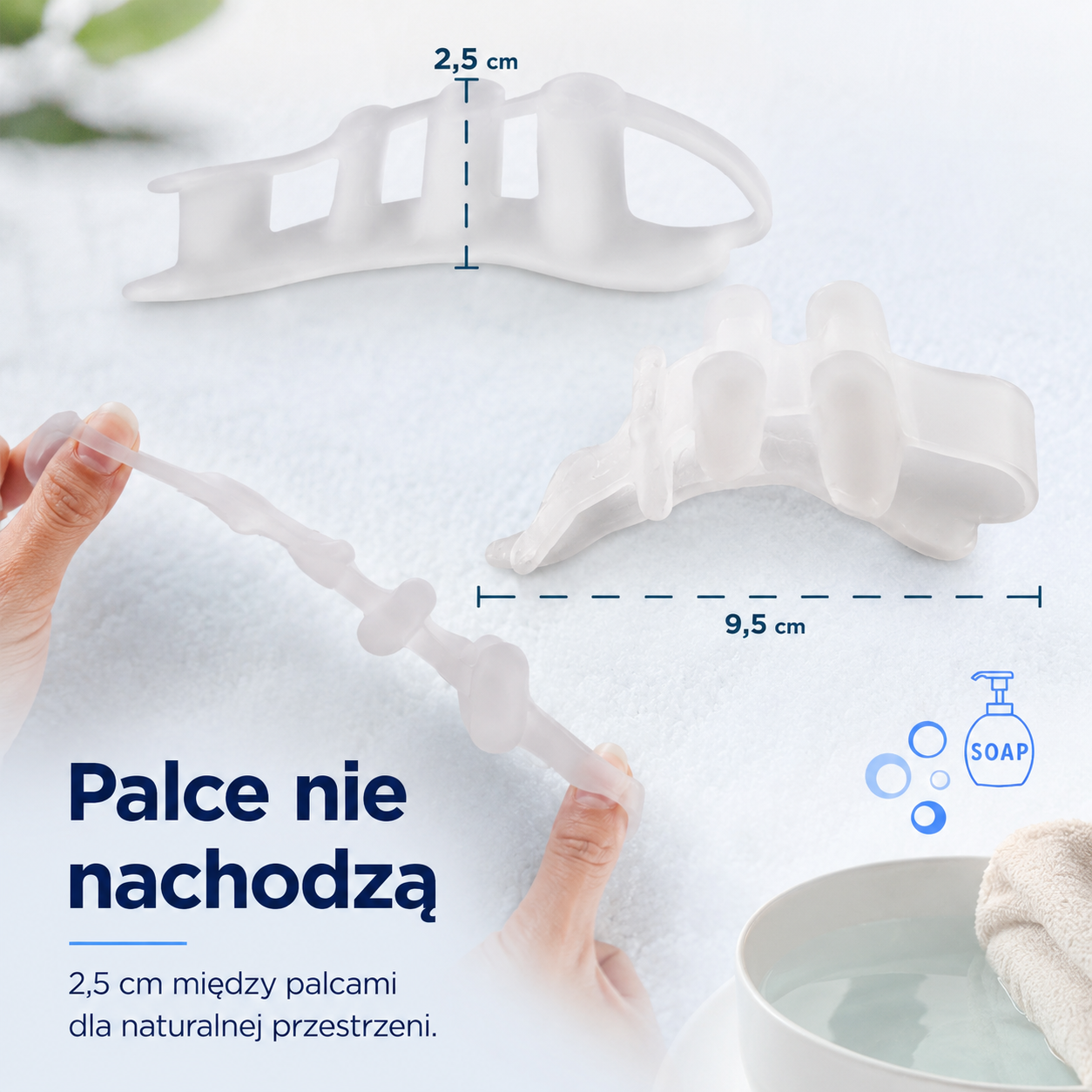 Toevia – wymiary i materiał separatora